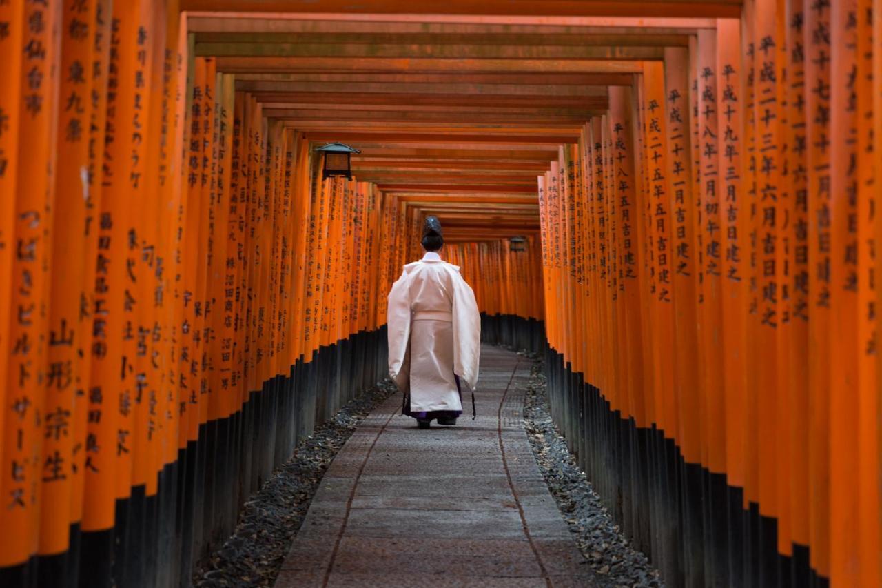 Guesthouse Meguri Inari เกียวโต ภายนอก รูปภาพ